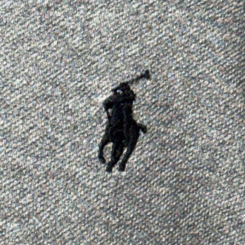 Polo Ralph Lauren Shirt Mens XL Gray Long Sleeve Polo Classic Pony Logo - Picture 3 of 9